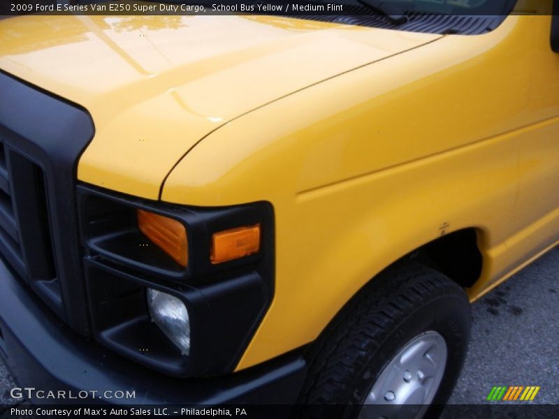 School Bus Yellow / Medium Flint 2009 Ford E Series Van E250 Super Duty Cargo