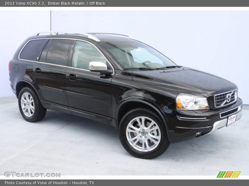 Ember Black Metallic / Off Black 2013 Volvo XC90 3.2