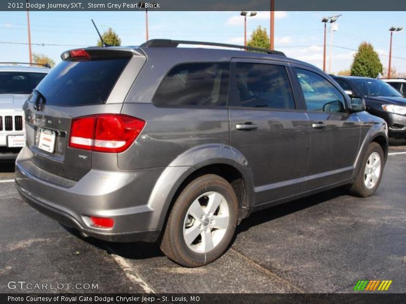 Storm Grey Pearl / Black 2012 Dodge Journey SXT