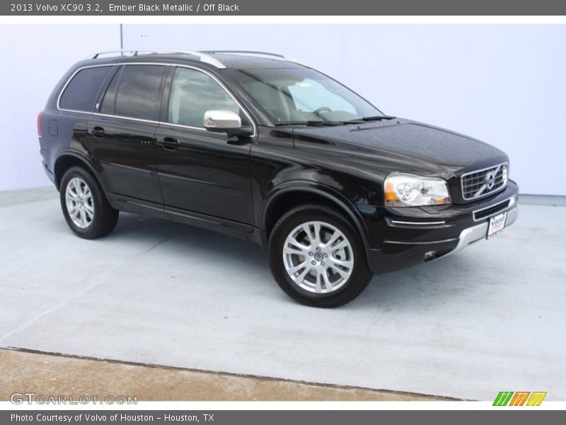 Ember Black Metallic / Off Black 2013 Volvo XC90 3.2