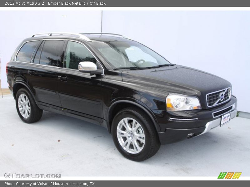 Ember Black Metallic / Off Black 2013 Volvo XC90 3.2