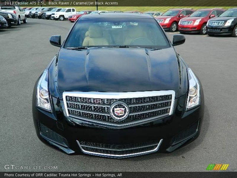 Black Raven / Caramel/Jet Black Accents 2013 Cadillac ATS 2.5L