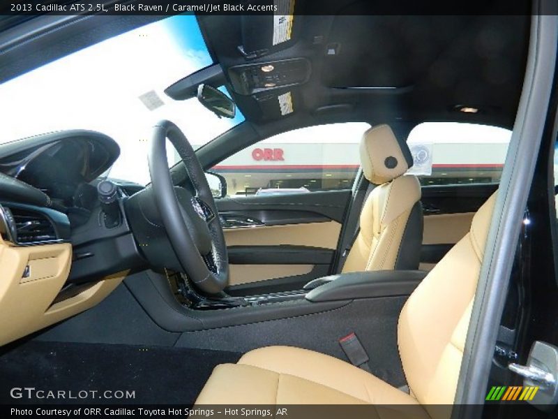  2013 ATS 2.5L Caramel/Jet Black Accents Interior