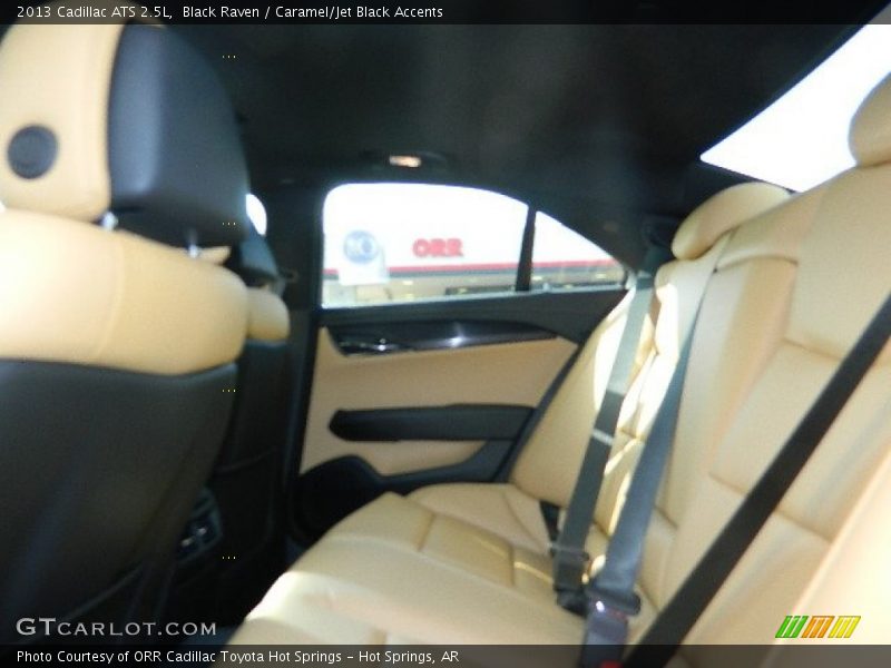 Black Raven / Caramel/Jet Black Accents 2013 Cadillac ATS 2.5L