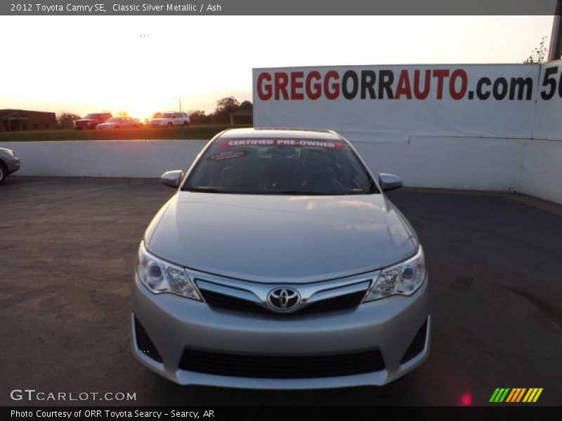 Classic Silver Metallic / Ash 2012 Toyota Camry SE