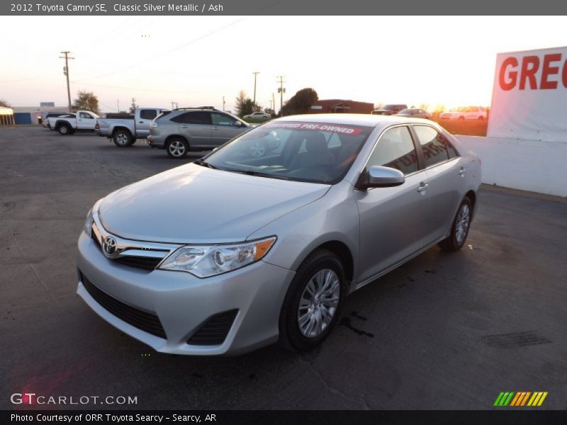 Classic Silver Metallic / Ash 2012 Toyota Camry SE