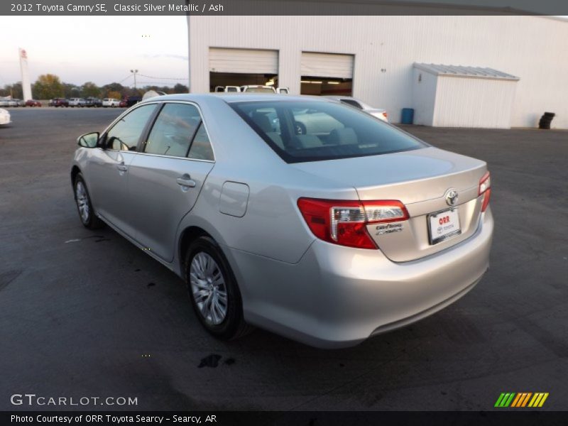 Classic Silver Metallic / Ash 2012 Toyota Camry SE
