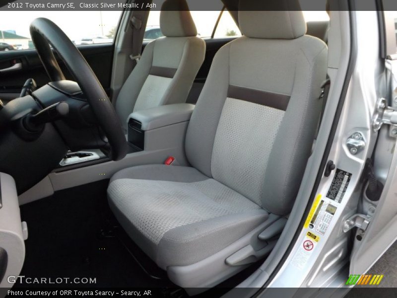 Classic Silver Metallic / Ash 2012 Toyota Camry SE