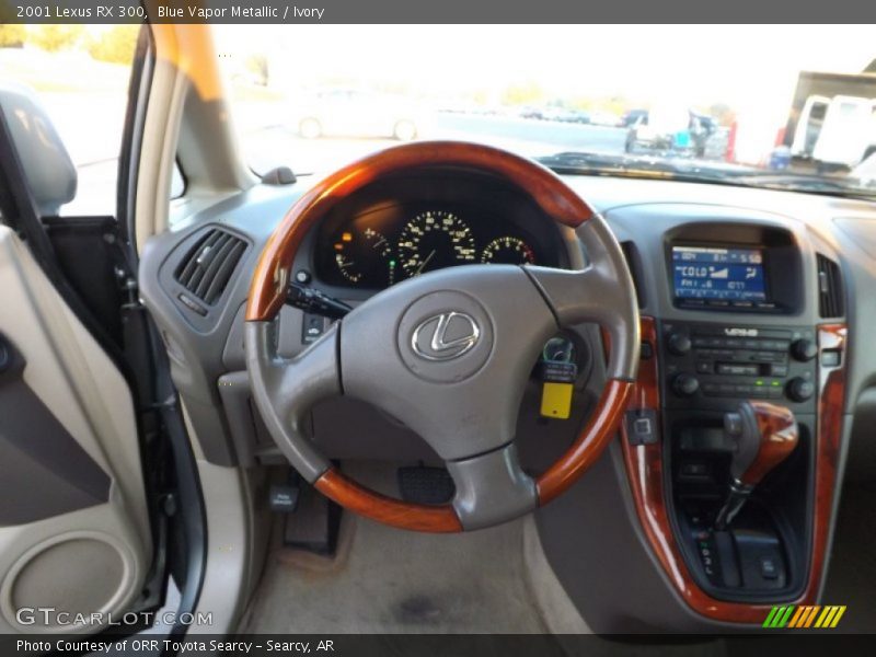 Blue Vapor Metallic / Ivory 2001 Lexus RX 300
