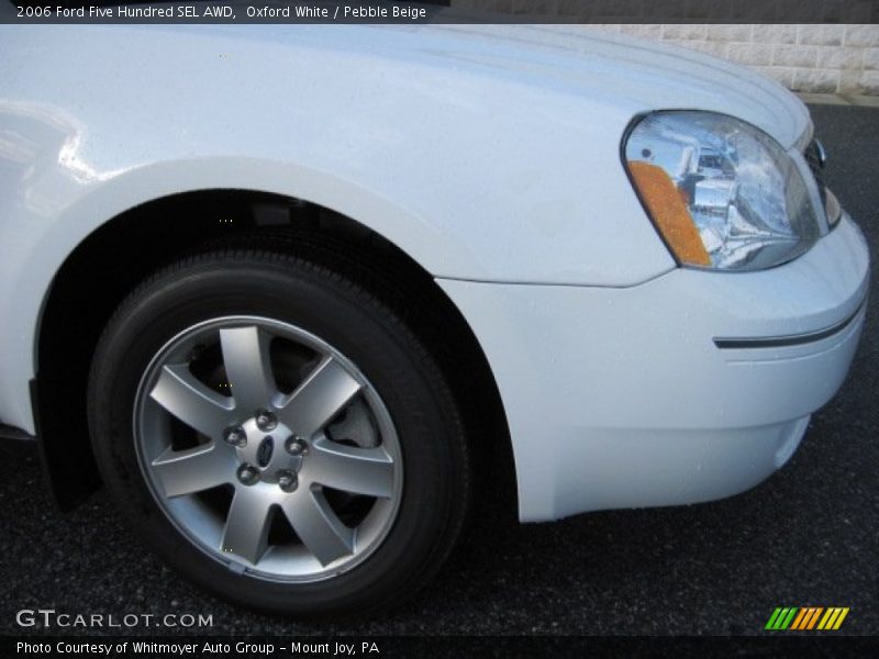 Oxford White / Pebble Beige 2006 Ford Five Hundred SEL AWD