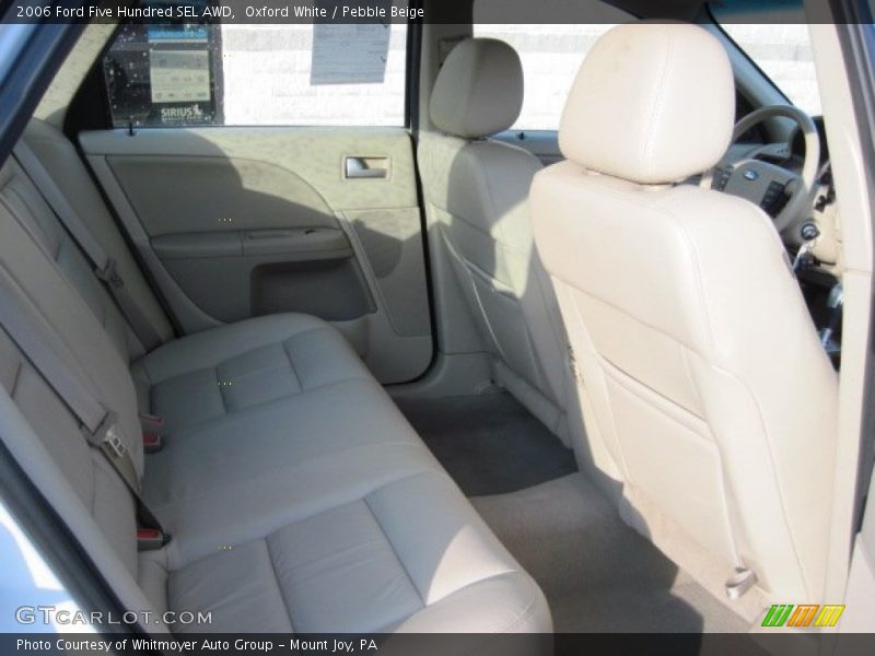 Oxford White / Pebble Beige 2006 Ford Five Hundred SEL AWD