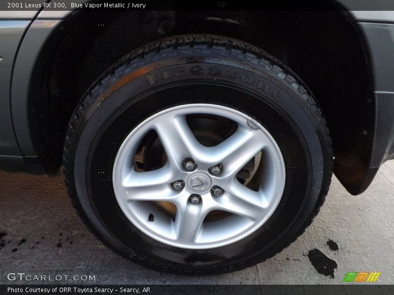 Blue Vapor Metallic / Ivory 2001 Lexus RX 300