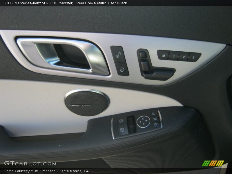 Steel Grey Metallic / Ash/Black 2013 Mercedes-Benz SLK 250 Roadster