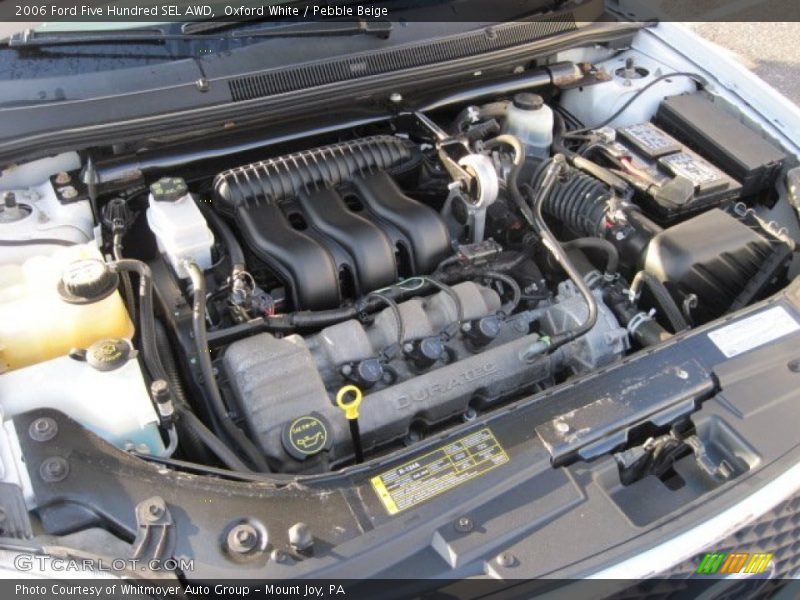 Oxford White / Pebble Beige 2006 Ford Five Hundred SEL AWD