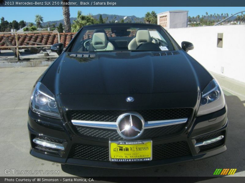 Black / Sahara Beige 2013 Mercedes-Benz SLK 250 Roadster
