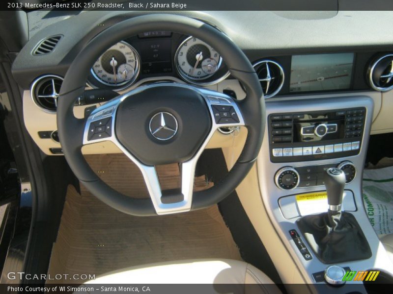Black / Sahara Beige 2013 Mercedes-Benz SLK 250 Roadster