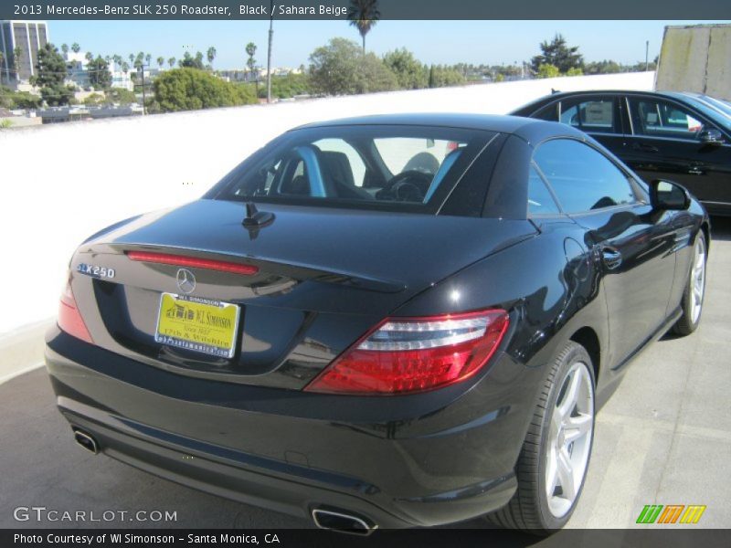 Black / Sahara Beige 2013 Mercedes-Benz SLK 250 Roadster