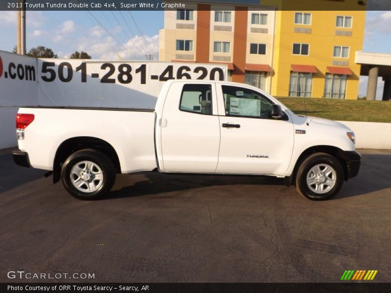 Super White / Graphite 2013 Toyota Tundra Double Cab 4x4