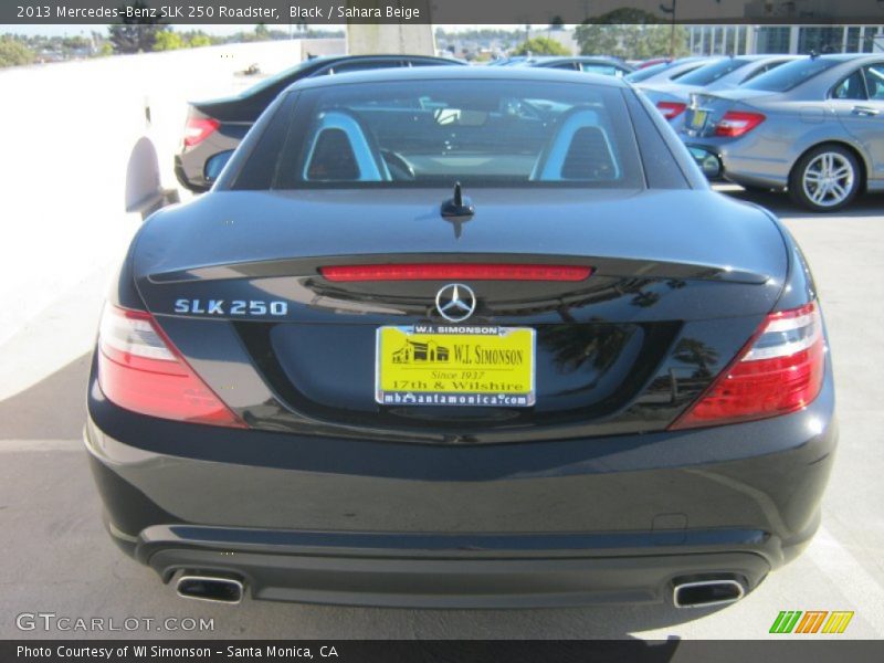 Black / Sahara Beige 2013 Mercedes-Benz SLK 250 Roadster