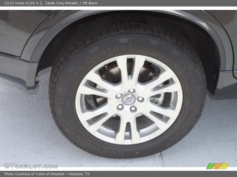 Savile Grey Metallic / Off Black 2013 Volvo XC90 3.2