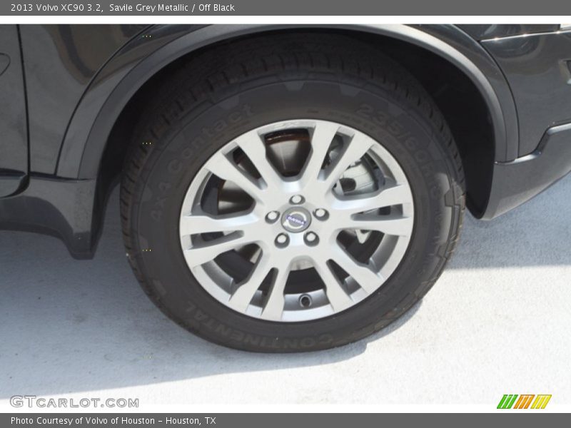 Savile Grey Metallic / Off Black 2013 Volvo XC90 3.2
