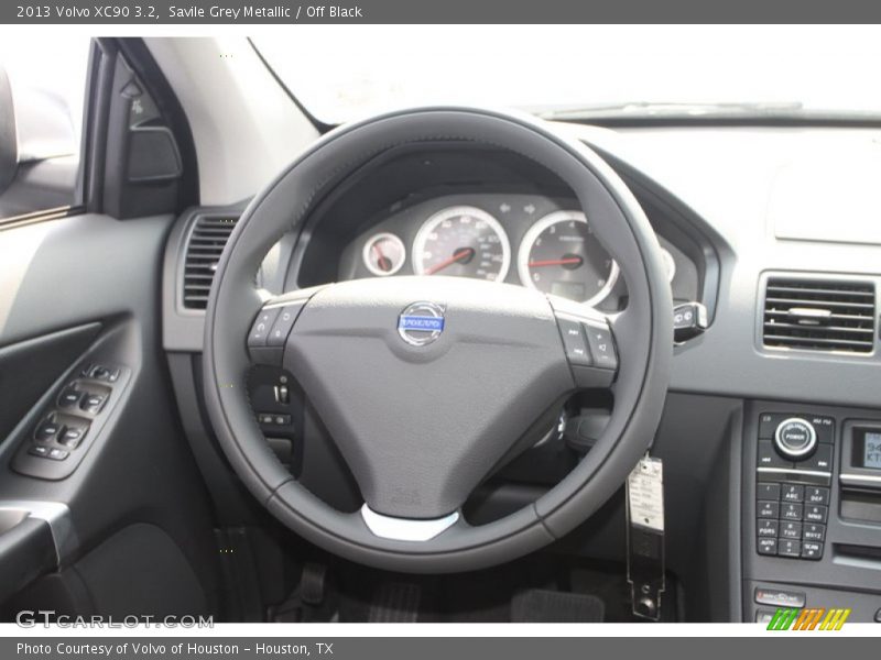 Savile Grey Metallic / Off Black 2013 Volvo XC90 3.2