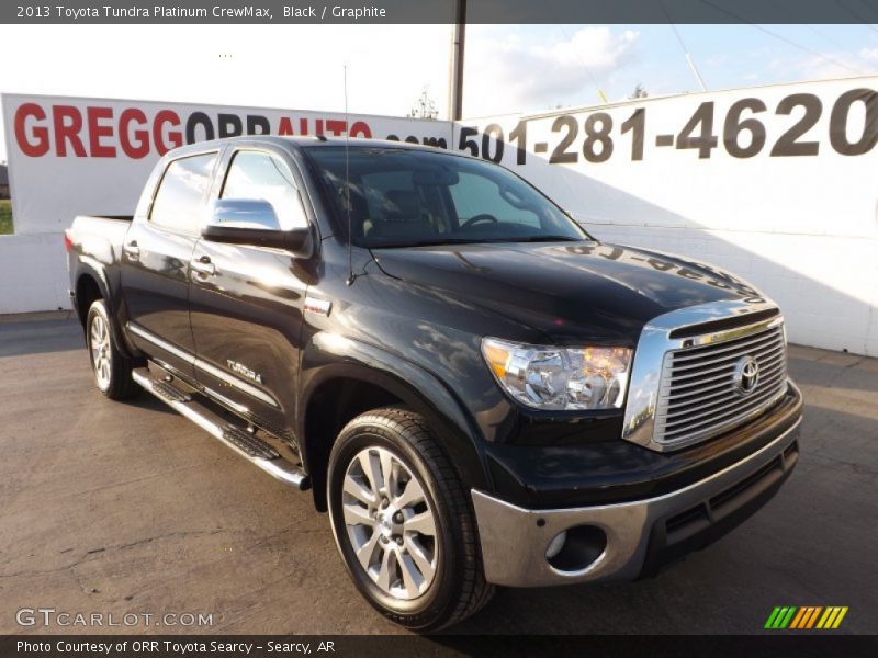 Black / Graphite 2013 Toyota Tundra Platinum CrewMax