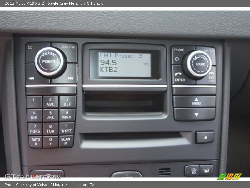 Savile Grey Metallic / Off Black 2013 Volvo XC90 3.2