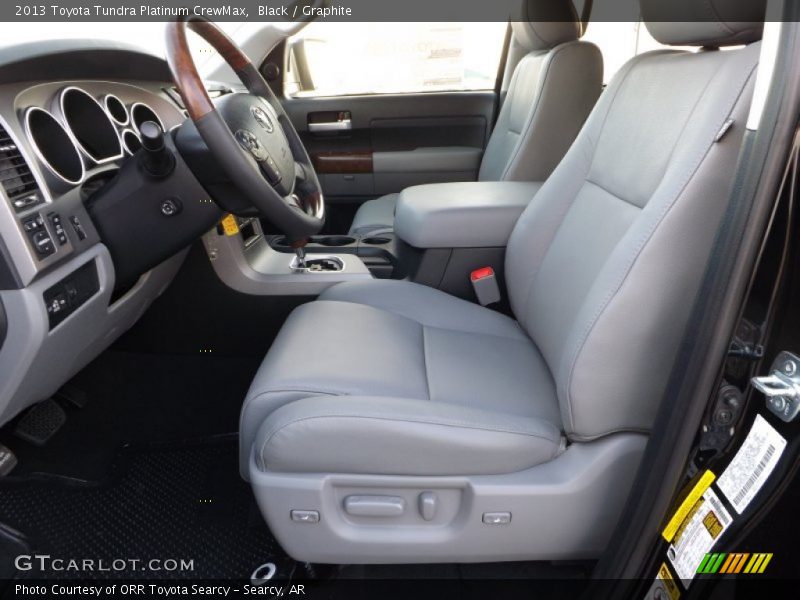  2013 Tundra Platinum CrewMax Graphite Interior