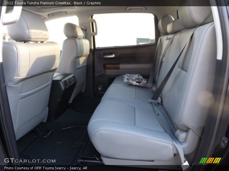 Rear Seat of 2013 Tundra Platinum CrewMax