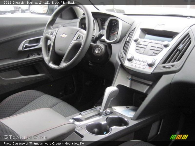 Black / Jet Black 2012 Chevrolet Equinox LS AWD