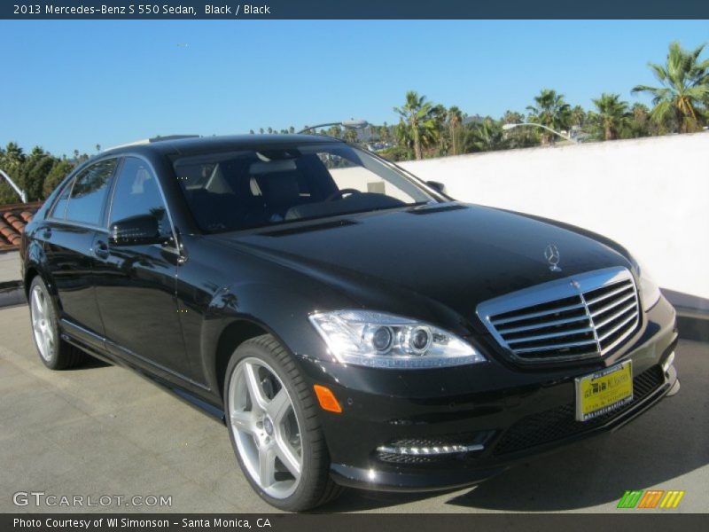 Black / Black 2013 Mercedes-Benz S 550 Sedan