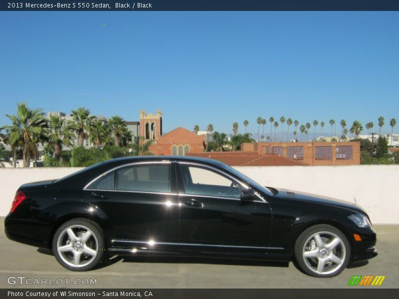 Black / Black 2013 Mercedes-Benz S 550 Sedan