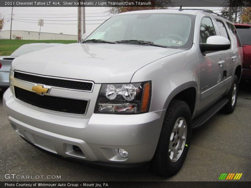 Silver Ice Metallic / Light Titanium/Dark Titanium 2013 Chevrolet Tahoe LT 4x4