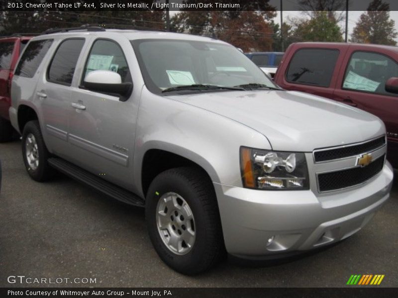 Silver Ice Metallic / Light Titanium/Dark Titanium 2013 Chevrolet Tahoe LT 4x4