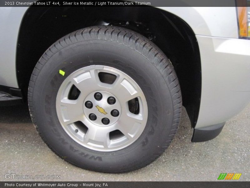 Silver Ice Metallic / Light Titanium/Dark Titanium 2013 Chevrolet Tahoe LT 4x4