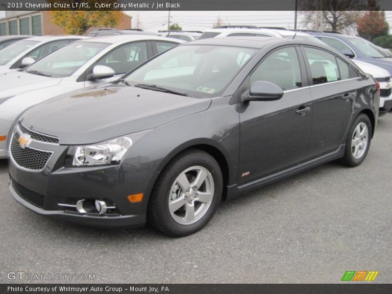Cyber Gray Metallic / Jet Black 2013 Chevrolet Cruze LT/RS