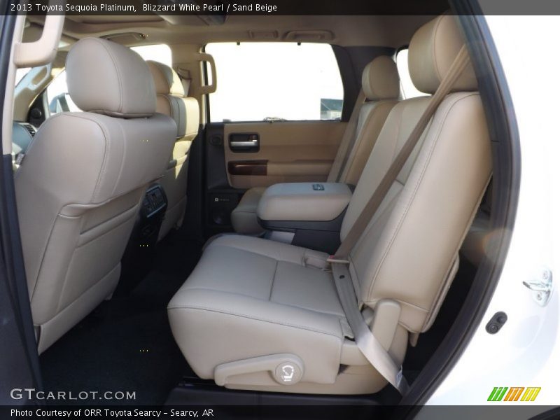 Rear Seat of 2013 Sequoia Platinum