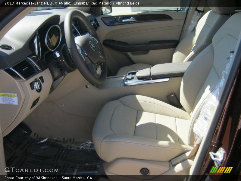 Cinnabar Red Metallic / Almond Beige 2013 Mercedes-Benz ML 350 4Matic