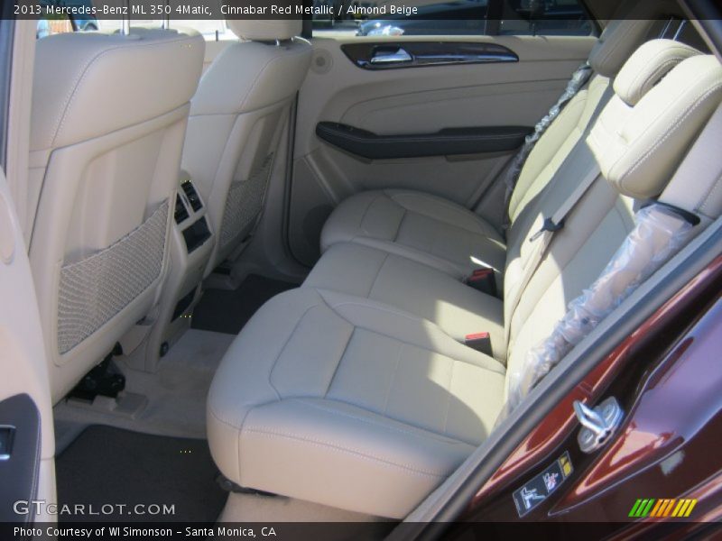 Cinnabar Red Metallic / Almond Beige 2013 Mercedes-Benz ML 350 4Matic