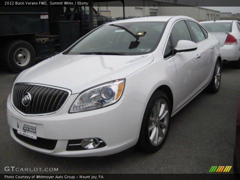 Summit White / Ebony 2012 Buick Verano FWD