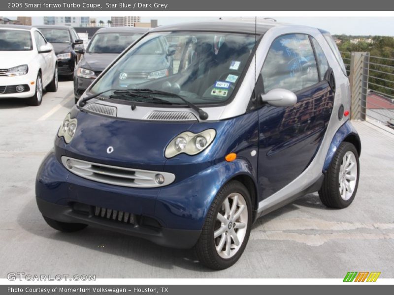 Star Blue / Dark Grey 2005 Smart fortwo Turbo Coupe