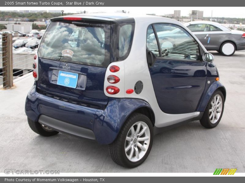 Star Blue / Dark Grey 2005 Smart fortwo Turbo Coupe