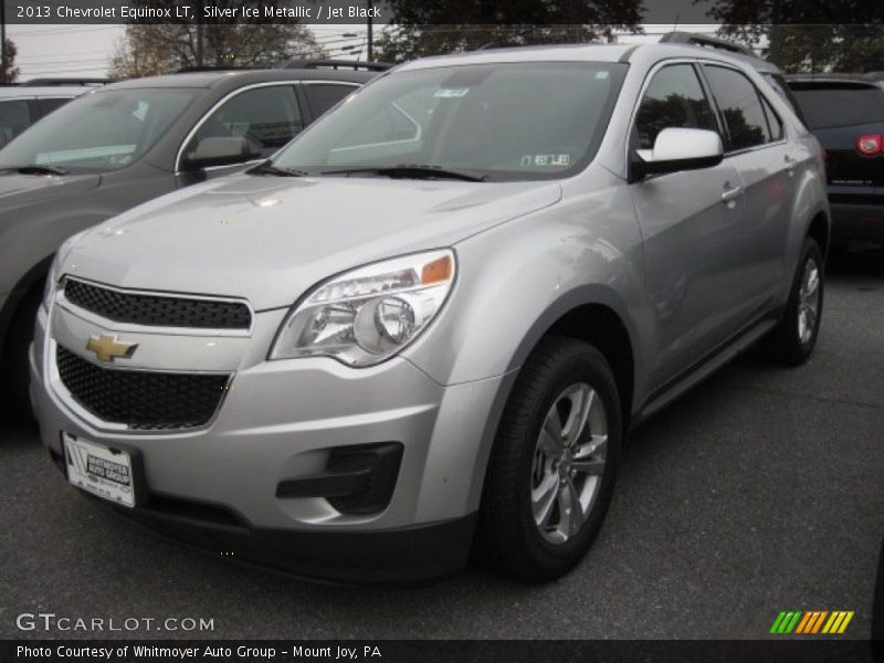 Silver Ice Metallic / Jet Black 2013 Chevrolet Equinox LT