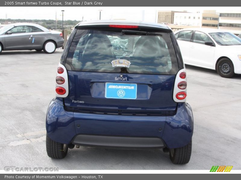 Star Blue / Dark Grey 2005 Smart fortwo Turbo Coupe