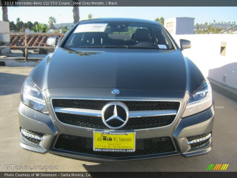 Steel Grey Metallic / Black 2013 Mercedes-Benz CLS 550 Coupe