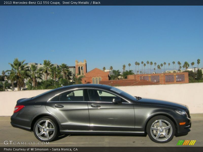 Steel Grey Metallic / Black 2013 Mercedes-Benz CLS 550 Coupe