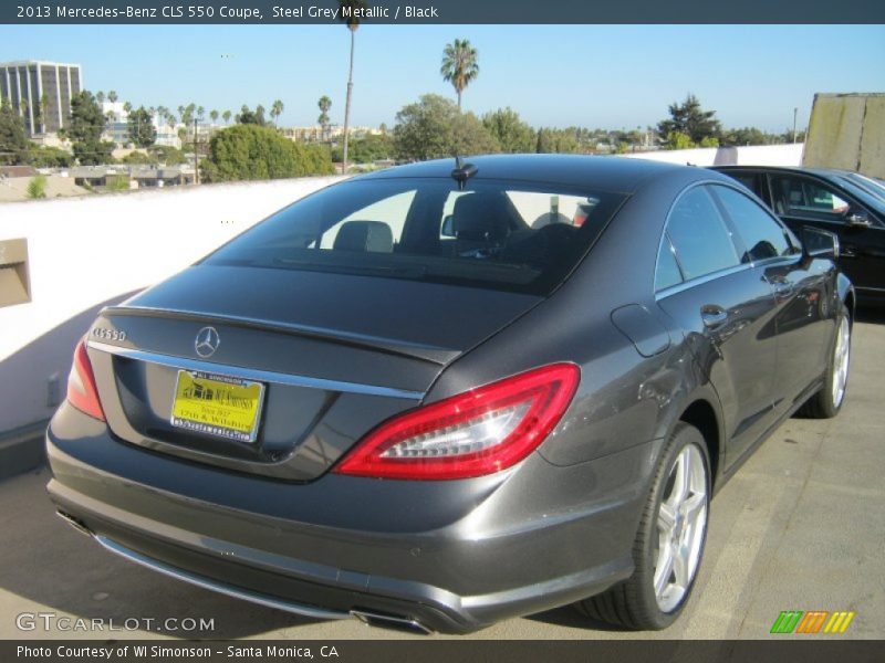 Steel Grey Metallic / Black 2013 Mercedes-Benz CLS 550 Coupe