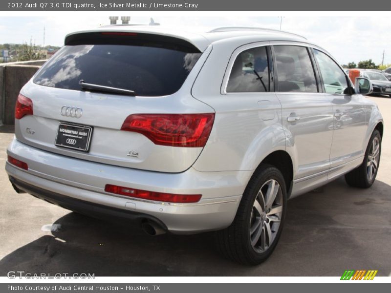Ice Silver Metallic / Limestone Gray 2012 Audi Q7 3.0 TDI quattro