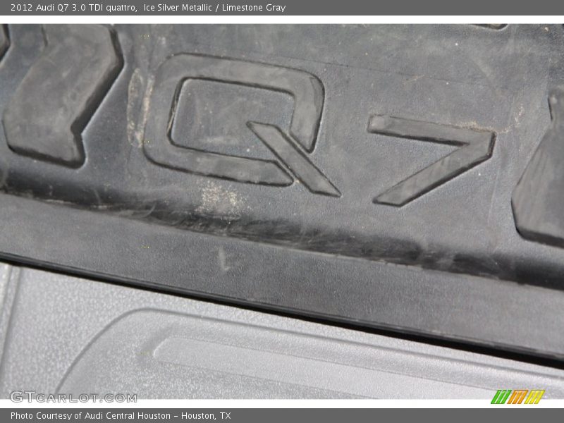 Ice Silver Metallic / Limestone Gray 2012 Audi Q7 3.0 TDI quattro